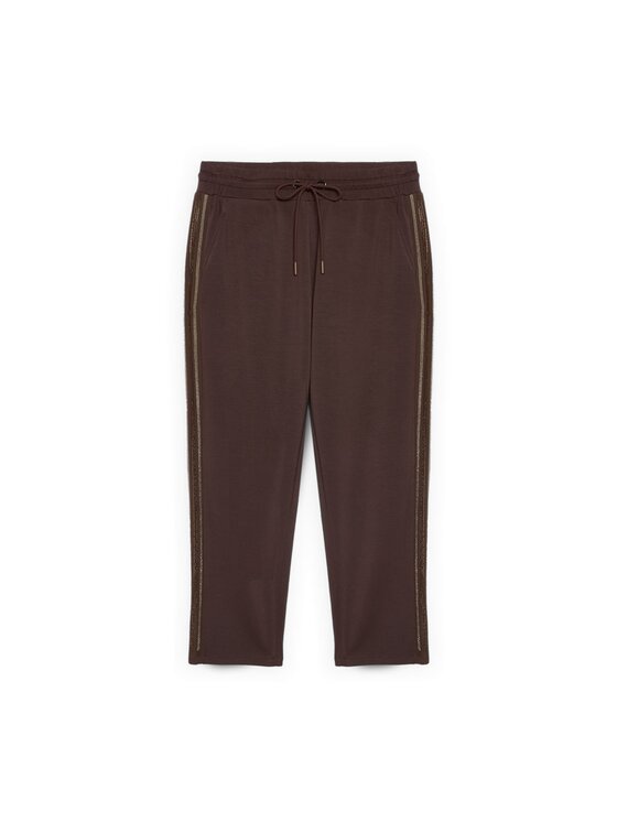 Fiorella Rubino Fiorella Rubino Spodnie materiałowe P818L002338N022 Brązowy Regular Fit