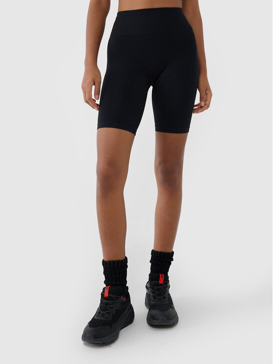 4F 4F Szorty sportowe MULTI ACTIVE Czarny Slim Fit