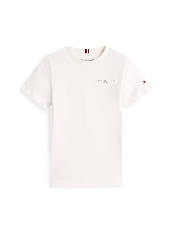 Tommy Hilfiger Tommy Hilfiger Tricou Mini Corp KS0KS00661 Écru Regular Fit