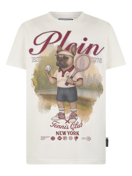 PHILIPP PLEIN PHILIPP PLEIN T-Shirt 30551 Biały Regular Fit