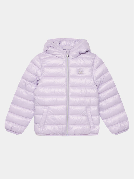 United Colors Of Benetton Prechodná bunda 21INCN015 Fialová Regular Fit