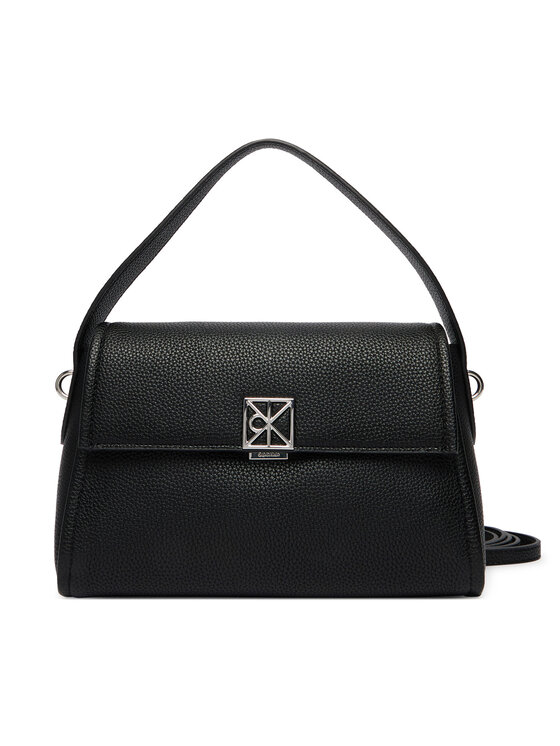 Calvin Klein Calvin Klein Borsetta Emblem Hw Pebble Shoulder Bag 25 LV04F3425G Nero