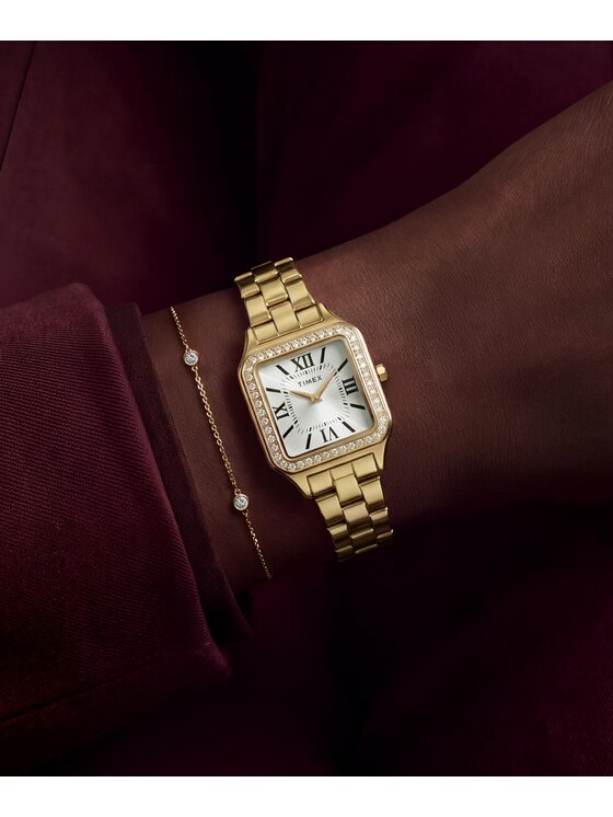 Timex Timex Zegarek TW2Y90500 Złoty