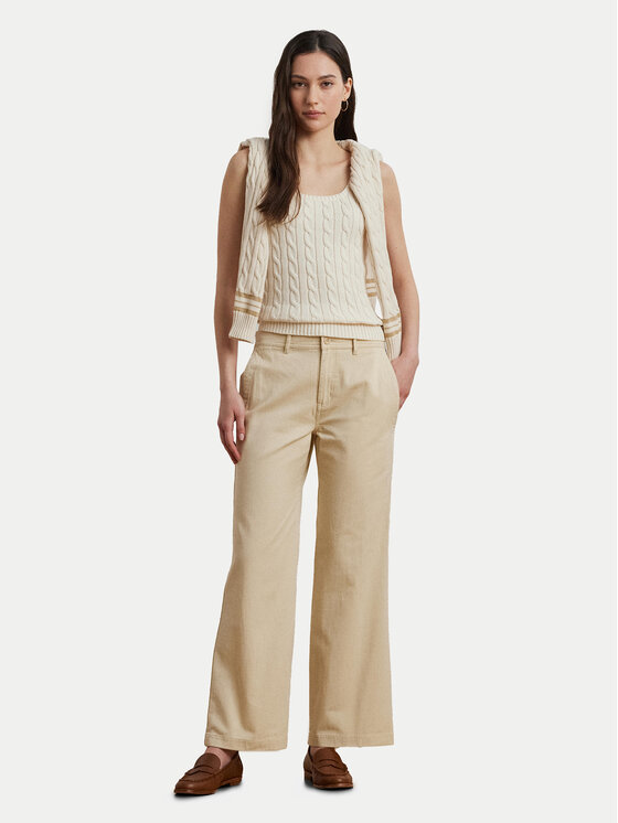LAUREN RALPH LAUREN LAUREN RALPH LAUREN Pantaloni culotte 200965654004 Beige Regular Fit