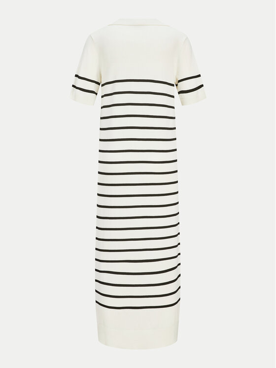 JJXX JJXX Sukienka dzianinowa Layla 12269784 Écru Regular Fit