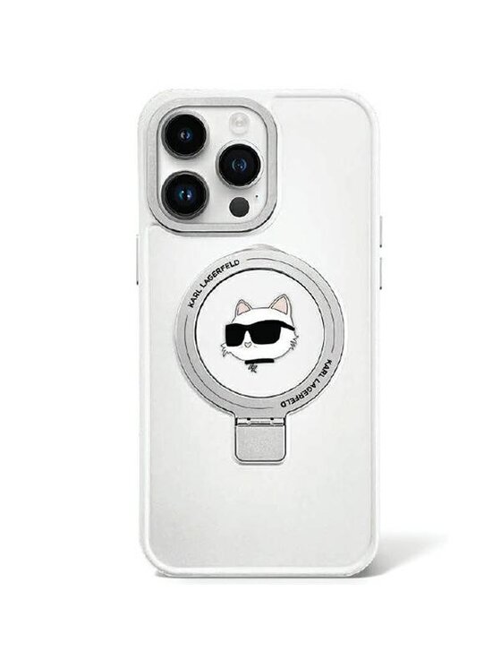 Etui na telefon KARL LAGERFELD, Białe, iPhone 15 Pro