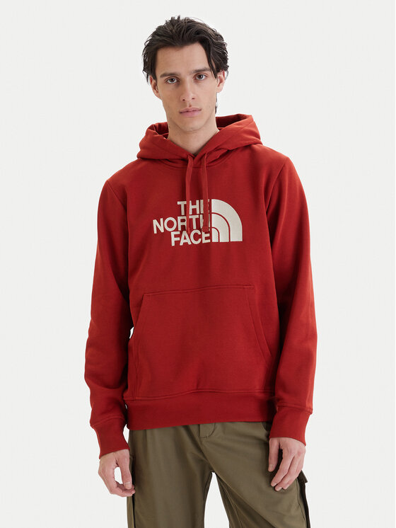 The North Face The North Face Džemperis Drew Peak NF0A89EM Tamsiai raudona Regular Fit