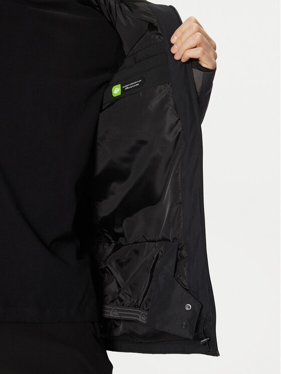Quiksilver Quiksilver Лижна куртка Dawson EQYTJ03451 Чорний Slim Fit