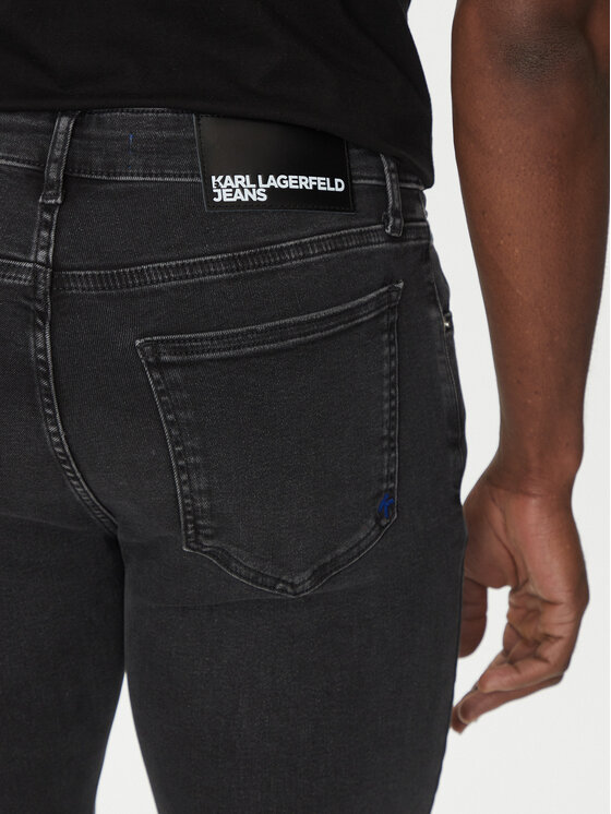 Karl Lagerfeld Jeans Karl Lagerfeld Jeans Traperice A1M10096 Crna Slim Fit