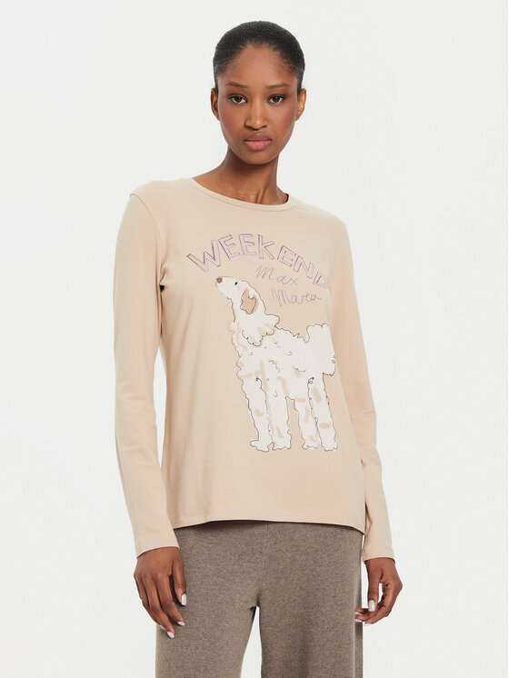 Weekend Max Mara Weekend Max Mara Majica Quinoa 2425946022 Bež Regular Fit