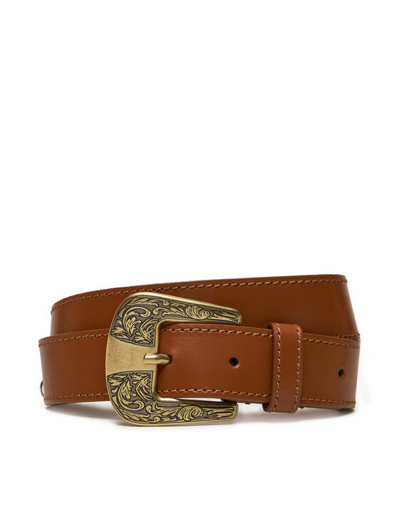 Wrangler Wrangler Ženski pas Big Buckle 112358074 Rjava