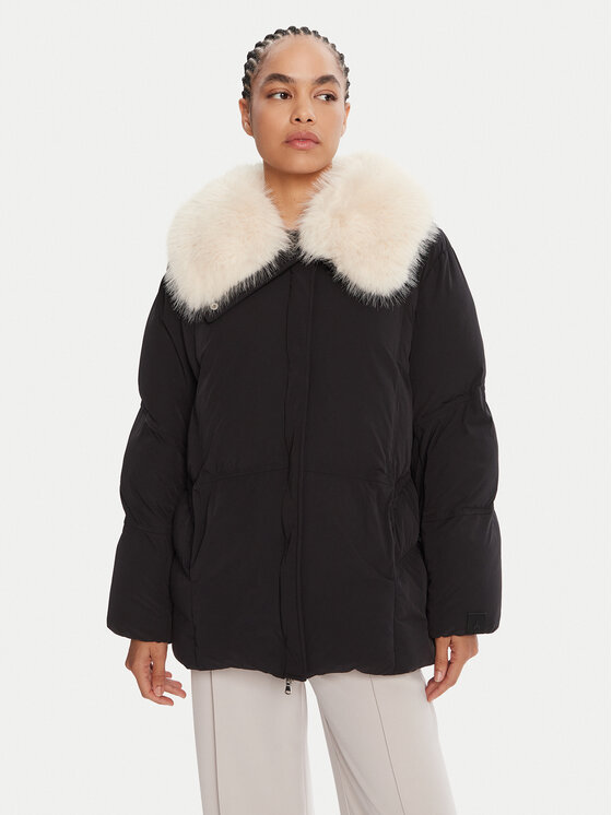 Patrizia Pepe Patrizia Pepe Μπουφάν χειμωνιάτικο 8O0194 A629 Μαύρο Regular Fit