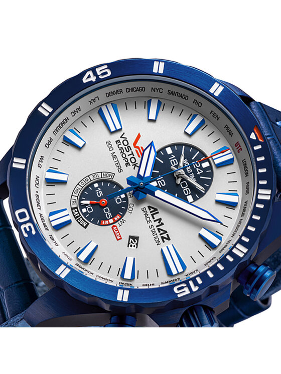 Vostok Europe Vostok Europe Zegarek YM8J-320D657 Niebieski