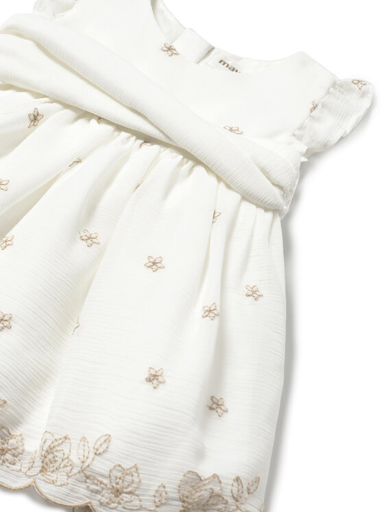 Mayoral Mayoral Vestito elegante 1856 Bianco Regular Fit