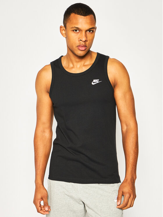 Nike Майка Club BQ1260 Чорний Standard Fit | Modivo.ua