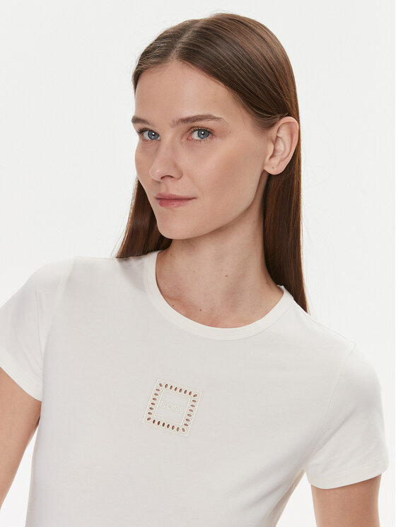 BOSS Boss T-Shirt Eventsa4 50508498 Béžová Regular Fit