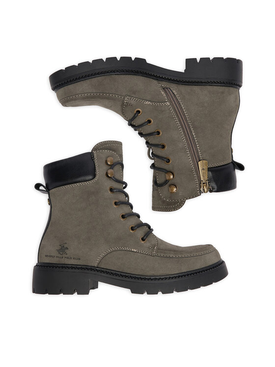 Beverly Hills Polo Club Beverly Hills Polo Club Šnurovacia obuv CWB-WS6719-06 Tmavo zelená