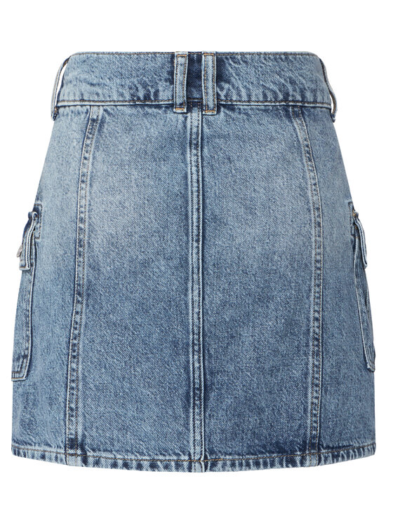 Guess Guess Farmer szoknya J6RD20 D45E0 Kék Regular Fit