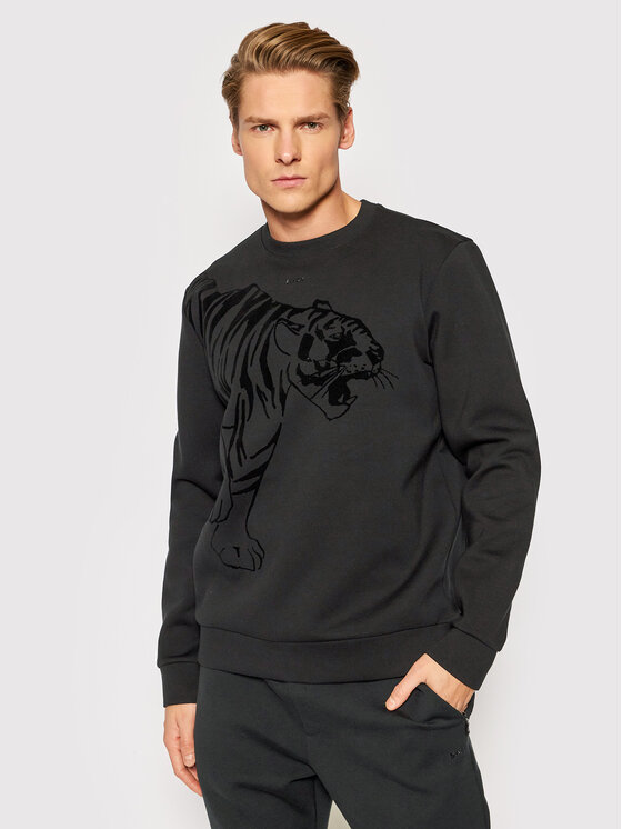 Boss Bluza Salbox 50462257 Czarny Relaxed Fit | Modivo.pl