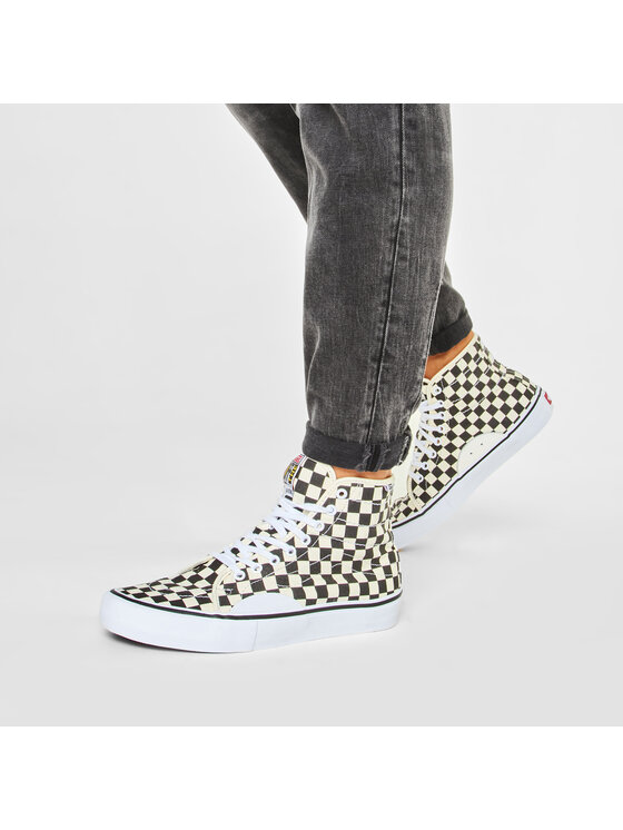 Vans Sneakers aus Stoff Av Classic High P VN0A38C1APK1 WeiB Modivo