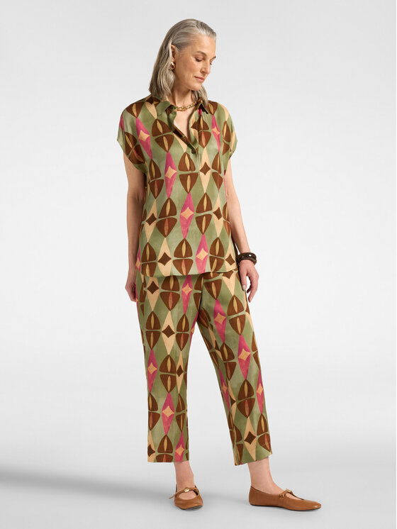 Elena Mirò Elena Mirò Bluzka 2133P000258N001 Brązowy Regular Fit