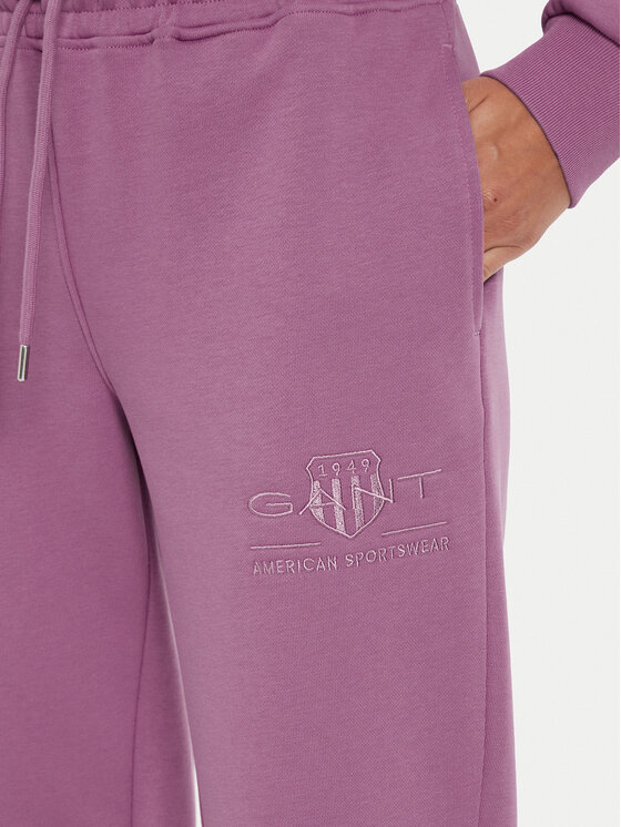 Gant Gant Spodnie dresowe Tonal Archive Shield 4200709 Różowy Regular Fit