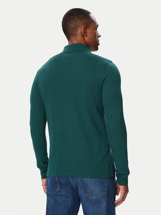 Tommy Hilfiger Tommy Hilfiger Polo särk 1985 MW0MW20182 Roheline Regular Fit