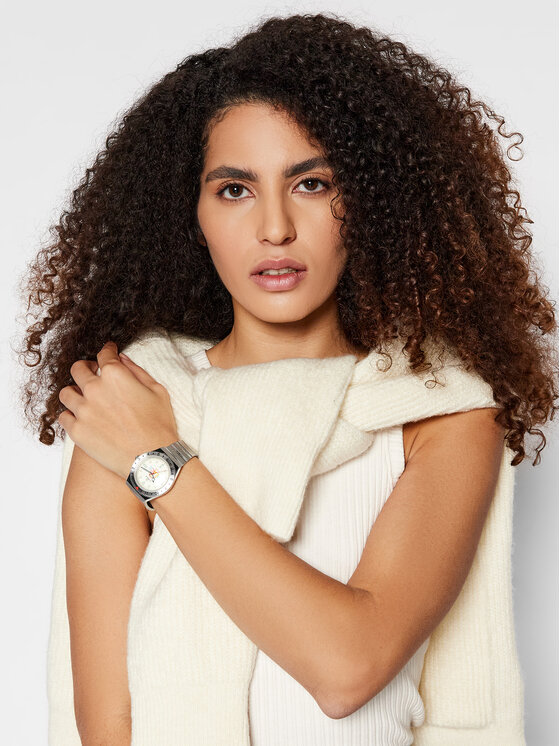 Timex Timex Ρολόι Lab Archive 1971 Unity Collection TW2V25800 Ασημί