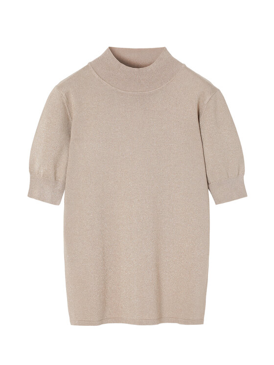 TATUUM TATUUM Sweter LU 3 Żółty Fitted Fit
