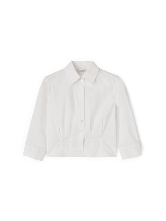 Motivi Motivi Camicia 5015Q000913N011 Bianco Regular Fit