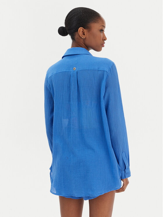 Seafolly Seafolly Сорочка Breeze 55428-TO Голубий Regular Fit