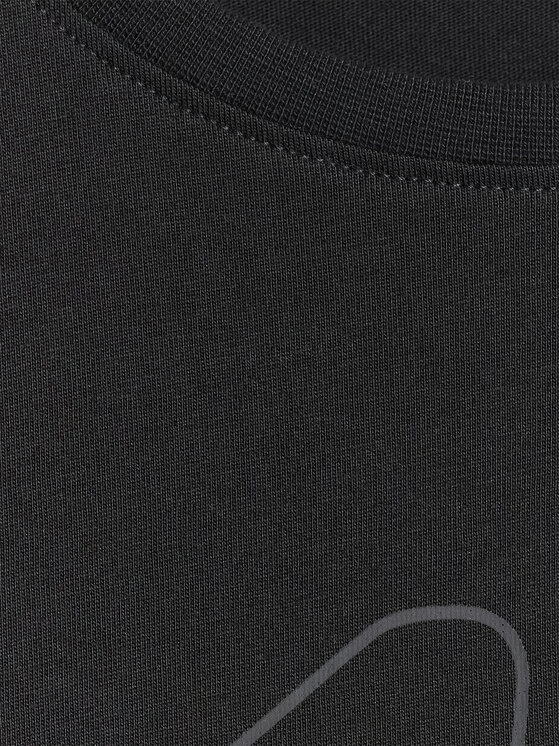 4F 4F T-Shirt BASIC+ Czarny Oversize