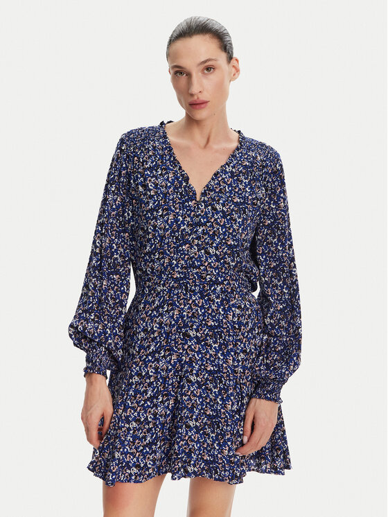 Pepe Jeans Pepe Jeans Vsakodnevna obleka Anna PL953639 Modra Regular Fit