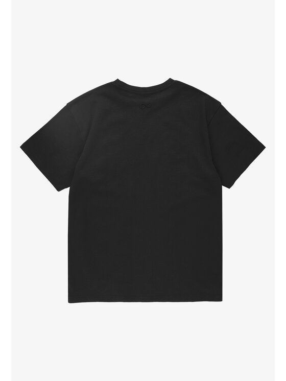 PROSTO. PROSTO. T-Shirt Jacquard Label KL261MTEE1042 Czarny Oversize