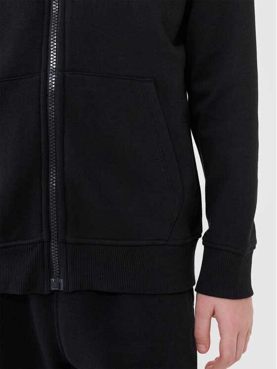 4F 4F Mikina 4FJWSS25TSWSM1714-20S Čierna Regular Fit