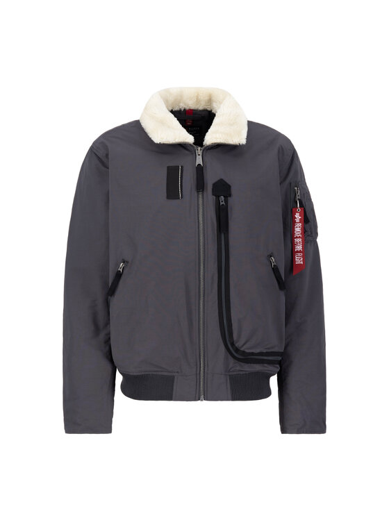 Alpha Industries Alpha Industries Kurtka bomber DA-3 Bomber Winter Jacket Szary Regular Fit