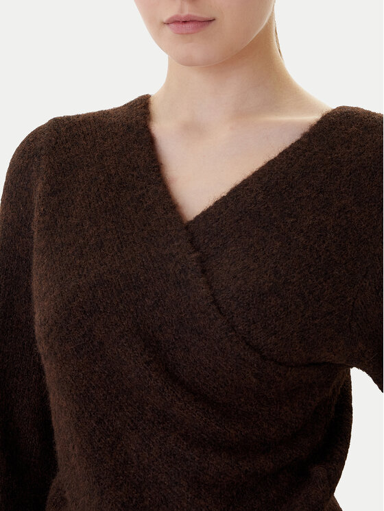 ONLY ONLY Pullover Zaggie 15376349 Braun Regular Fit