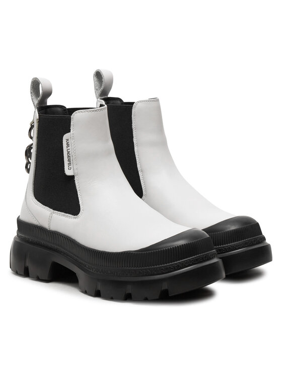 KARL LAGERFELD KARL LAGERFELD Chelsea cipele KL43534 Bijela