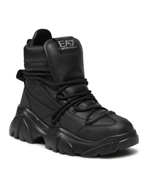 EA7 Emporio Armani EA7 Emporio Armani Schnürstiefeletten X8M001 XK228 R926 Schwarz
