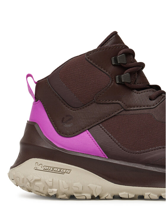 ECCO ECCO Sneakersy W Tex Mid Wp 82432361411 Hnedá