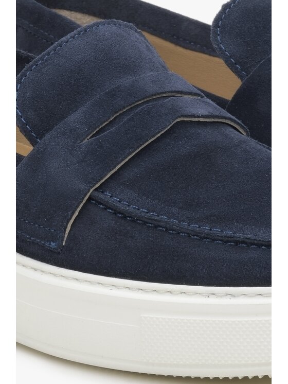 Estro Estro Mokasíny ER00114389 Tmavomodrá