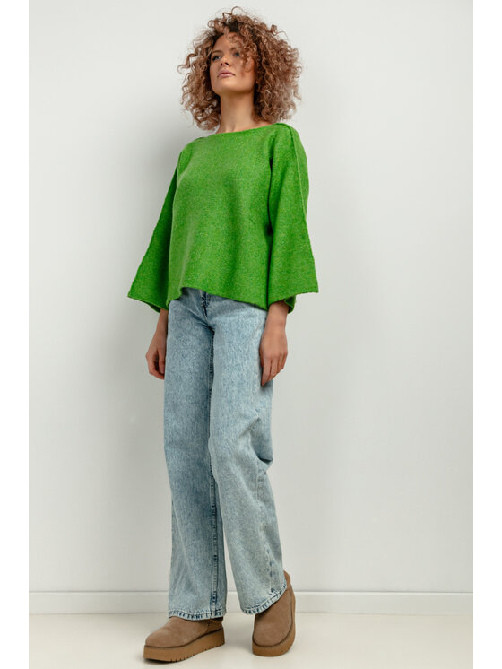 Tessita Tessita Sweter T418/7/OneSize Kolorowy Loose Fit
