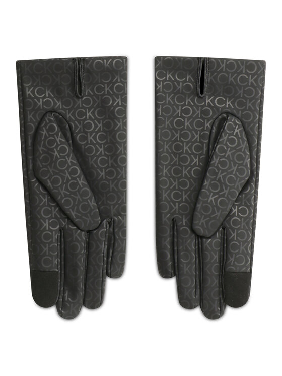 Calvin Klein Calvin Klein Rękawiczki Męskie Rubberized Gloves Warm Lined K50K509543 Czarny
