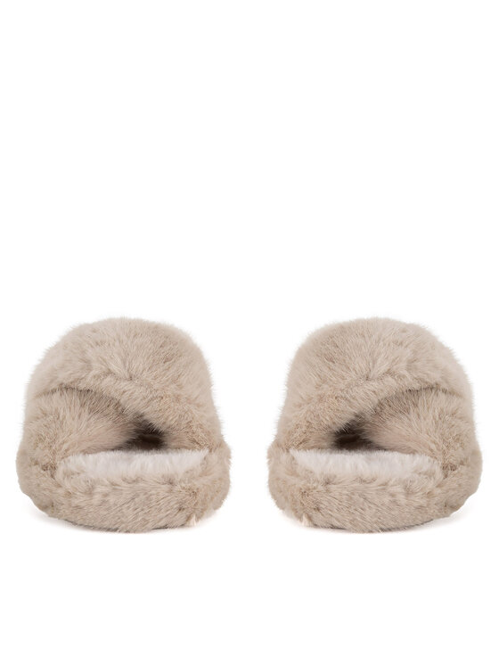 DeeZee DeeZee Kapcie P4194523 Beżowy