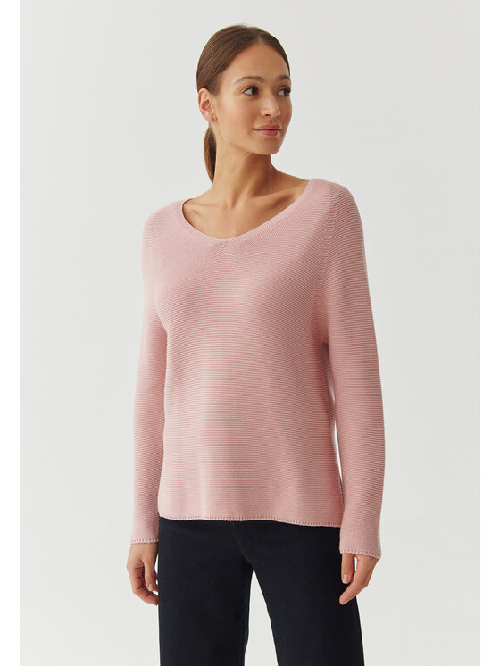 TATUUM TATUUM Sweter BORI Różowy Classic Fit