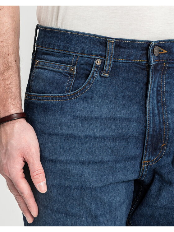 Wrangler Wrangler Jeansy ATHLETIC FIT Niebieski Straight Fit