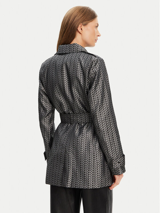 MICHAEL Michael Kors MICHAEL Michael Kors Tenchcoat MT520IPHN8 Silberfarben Regular Fit