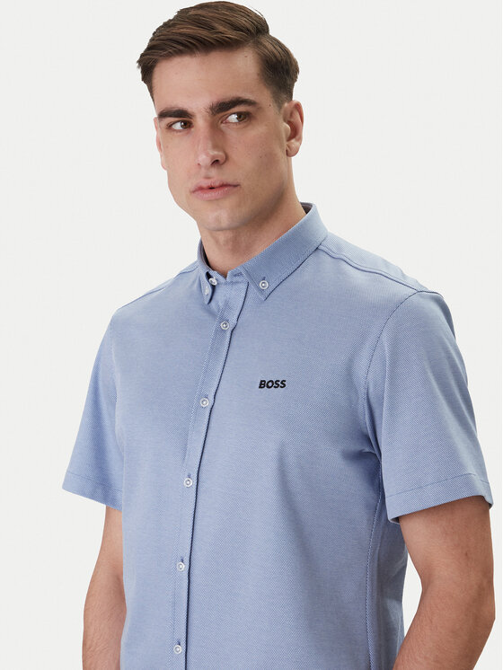 BOSS BOSS Cămașă ST Motion 50555951 Albastru celest Regular Fit