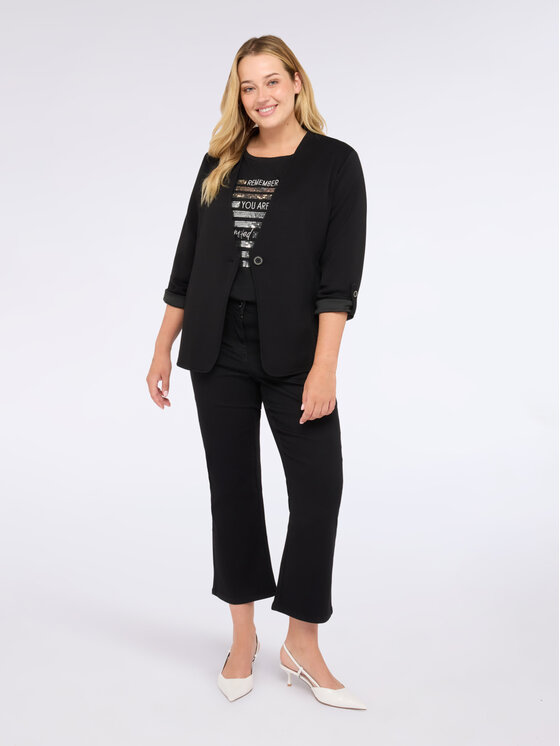 Fiorella Rubino Fiorella Rubino Felpa G848L008650N033 Nero A-Line Fit