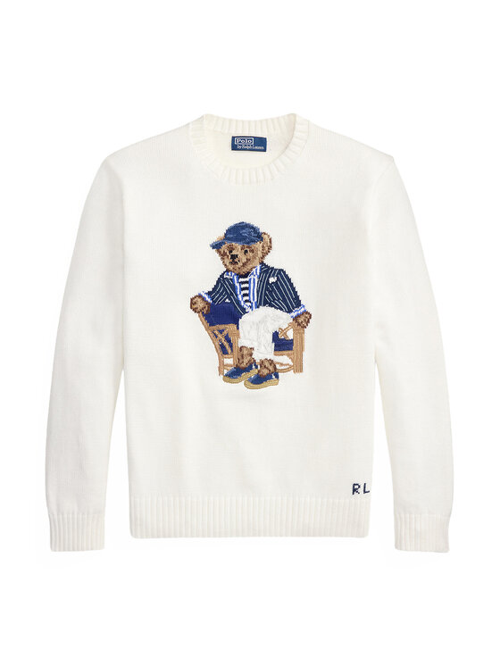 Polo Ralph Lauren Polo Ralph Lauren Mikina 710B19758001 Bílá Regular Fit